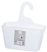 Koszyki łazienkowe - Douceur d'Intérieur intérieur douceur D 'kosz pod prysznic do zawieszenia z tworzywa sztucznego 23,5 x 8,5 x 25,5 cm 6ASB229BC - miniaturka - grafika 1