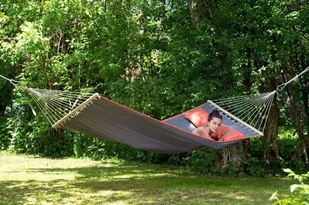Amazonas Hamak z drążkiem American Dream, szary - Hamaki - miniaturka - grafika 13