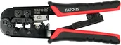 Kombinerki i obcęgi - YATO SZCZYPCE DO ZACISKANIA WTYCZEK TELEFONICZNYCH I SIECIOWYCH RJ45 RJ11 - miniaturka - grafika 1