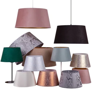 Euluna Klosz Cone wysokość 25,5 cm, czarny/złoty - Oprawy, klosze i abażury - miniaturka - grafika 2