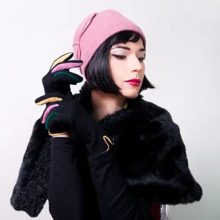 Art of Polo Czapka Wełniana kokarda - Czapki damskie - miniaturka - grafika 2