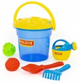 Zabawki do piasku - Wiaderko Maxi z kompletem do piasku Polesie 43696 - miniaturka - grafika 1