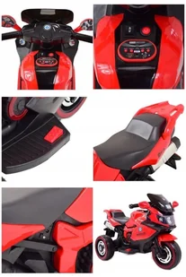 Super-Toys DUŻY MOTOR ŚCIGACZ STRONG 2 EXCLUSIVE/518 DLX-518-CZERWONY - Pojazdy elektryczne dla dzieci - miniaturka - grafika 12