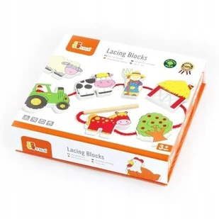 VIGA Klocki - życie na farmie (1556) - Układanki dla dzieci - miniaturka - grafika 10