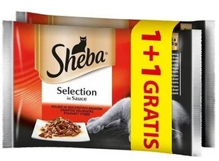 Sheba Selection Soczyste smaki - saszetki 4+4 gratis 8x85g - Mokra karma dla kotów - miniaturka - grafika 2