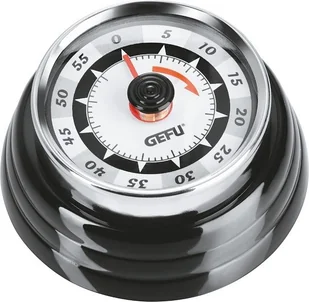 Gefu GEFU ge12290 Timer metalowy retro czarna 7,3 x 7,3 x 3,31 cm GE12290 - Pozostałe akcesoria barmańskie - miniaturka - grafika 2