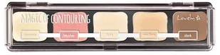 Lovely Lovely Paleta do Konturowania Magic of Contouring LOV-0303 - Bronzery i konturowanie twarzy - miniaturka - grafika 3