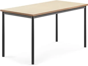 AJ Produkty Stół SONITUS, 1400x700x720 mm, beżowe linoleum, antracyt - Meble do szkół i przedszkoli AJ Produkty Stół SONITUS, 1400x700x720 mm, beżowe linoleum, antracyt - Meble do szkół i przedszkoli - miniaturka - grafika 1