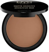 Bronzery i konturowanie twarzy - Nyx professional makeup NYX Professional Makeup - MATTE BRONZER POWDER - Matowy puder brązujący - 02 - DEEP - miniaturka - grafika 1