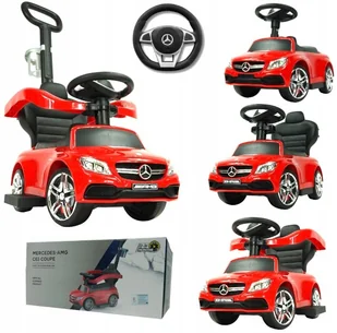 Mercedes Amg Auto Samochód Jeździk Chodzik Pchacz - Chodziki - miniaturka - grafika 2