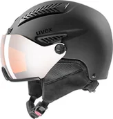 Kaski narciarskie - Uvex hlmt 600 Visor Kask, black mat 53-55cm 2019 Kaski narciarskie S5662362004 - miniaturka - grafika 1