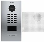 Domofony - DoorBird Kit d2101 V + a1061 W portier vidéo IP Lecteur de Badge RFID + Fort carillon - miniaturka - grafika 1