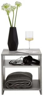 FMD Mobel FMD Stolik kawowy z półką, kolor dębowy - Ławy i stoliki kawowe - miniaturka - grafika 4