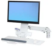 Uchwyty do telewizora - Ergotron Uchwyt StyleView Sit-Stand Combo Arm with Worksurface polished 45-260-026 - miniaturka - grafika 1