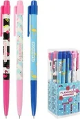 Długopisy - Titanum Titanum Długopis żelowy Flamingo niebieski TITA5656 - miniaturka - grafika 1