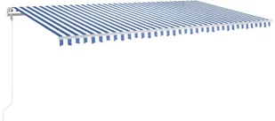 VidaXL Lumarko Automatycznie zwijana markiza, LED i czujnik wiatru, 600x350 cm 3069053 VidaXL - Markizy - miniaturka - grafika 3