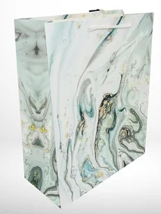 Wydawnictwo Diecezjalne Sandomierz Torebka prezentowa średnia 1390-2 złoto-zielona - Opakowania i torebki na prezenty - miniaturka - grafika 2