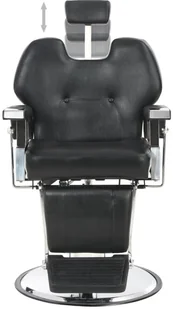 VidaXL Fotel barberski, czarny, 72x68x98 cm, sztuczna skóra 110167         VidaXL - Fotele fryzjerskie - miniaturka - grafika 5