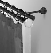 Karnisze - Gardinia KARNISZ FOLK PODWÓJNY 19 MM CZARNY 111111 - miniaturka - grafika 1