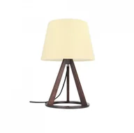 Lampy stojące - Spotlight Premium Collection Lampa stołowa Konan 6512976 SPOTLight Premium Collection kremowa oprawa z drewna bukowego 6512976 - miniaturka - grafika 1