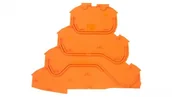 Kostki, złączki, wtyczki - Wago Ścianka końcowa pomarańczowa 2002-4192 /25szt./ 2002-4192 - miniaturka - grafika 1