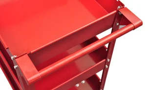 vidaXL vidaXL Wózek do warsztatu z trzema półkami. - Wózki magazynowe - miniaturka - grafika 4