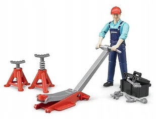 Bruder 62100 Figurka mechanika z akcesoriami - Figurki dla dzieci - miniaturka - grafika 4