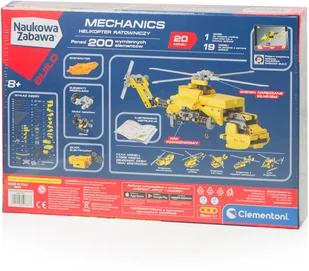 Clementoni Naukowa zabawa Laboratorium Mechaniki Helikopter ratowniczy 50687 50687 - Mały naukowiec - miniaturka - grafika 2