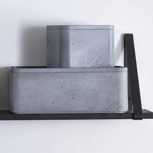 Keter Benelux Curver Zestaw pudełek Beton z pokrywami, 3 szt., rozmiar S, jasnoszary 245788 - Pudła i pojemniki do przechowywania - miniaturka - grafika 3