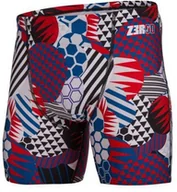 Pływanie - ZEROD Spodenki pływackie BOXERS Patchwork - miniaturka - grafika 1