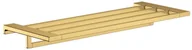Półki łazienkowe - Hansgrohe AddStoris Półka z wieszakiem złoty optyczny polerowany 41751990 - miniaturka - grafika 1
