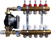 Akcesoria grzewcze - WILO Rozdzielacz 10 z Grupą Pompową do Podłogówki - miniaturka - grafika 1