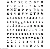 Dodatki do drukarek i skanerów - Artemio artemio Clear Stamps Alphabet III, przezroczysty 10001100 - miniaturka - grafika 1