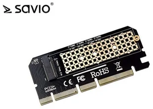Elmak SAVIO KARTA ROZSZERZEŃ ADAPTER M.2 NVME PCI-E AK AK-41 - Kontrolery - miniaturka - grafika 4
