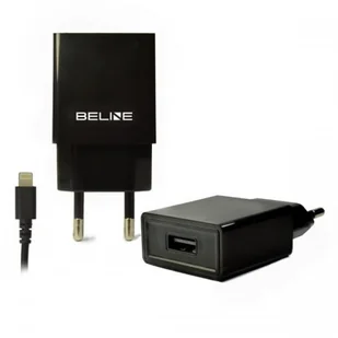 Beline beline Ładowarka sieciowa 1xUSB + lightning 1A czarna iPhone 5/6/7/8/X (Beli0007) - Ładowarki do telefonów - miniaturka - grafika 3