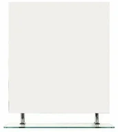 Lustra - Sapho WEGA lustro z półką 800x800mm 60092-8 - miniaturka - grafika 1