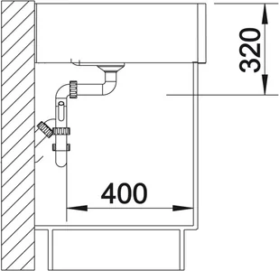 Blanco PANOR 60 biały połysk 514501 - Zlewozmywaki - miniaturka - grafika 6