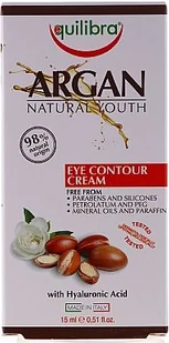 EQUILIBRA EQUILIBRA KREM POD OCZY ARGANOWY 15ML EQ584 - Kosmetyki pod oczy - miniaturka - grafika 3
