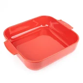 Naczynia żaroodporne - Peugeot APPOLIA Naczynie kwadratowe 36 cm czerwone PG-60138 - miniaturka - grafika 1