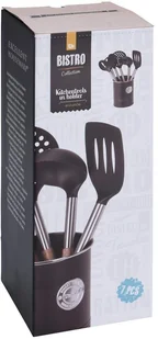 EH Excellent Houseware Zestaw przyborów kuchennych w koszyku chochla łopatka szumówka łyżka 142608 - Przybory do gotowania EH Excellent Houseware Zestaw przyborów kuchennych w koszyku chochla łopatka szumówka łyżka 142608 - Przybory do gotowania - miniaturka - grafika 5