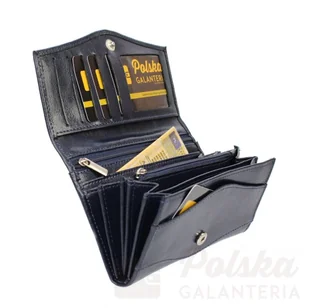 Elkor (PL) Portfel Damski (PL) Długi Suwak Skóra Naturalna Zaokrąglony Przód - Portfele - miniaturka - grafika 10