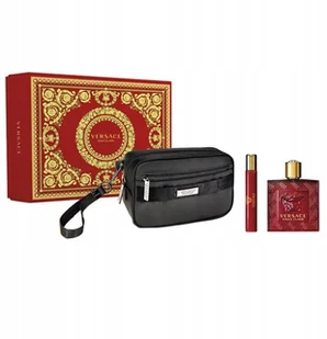 Versace Eros Flame 100ml woda perfumowana + 10ml woda perfumowana + kosmetyczka - Zestawy perfum damskich - miniaturka - grafika 3