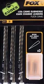 Inne akcesoria dla wędkarzy - Fox Przypon Edges Kwik Change Kit 40lb/75cm 3szt - miniaturka - grafika 1