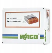 Kostki, złączki, wtyczki - Wago Szybkozłączka 2273 3x2,5 oryginalna 100szt. - miniaturka - grafika 1