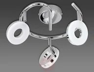 Lampy sufitowe - Reality Leuchten Efektowna lampa sufitowa LED RENNES, 3-pkt. - miniaturka - grafika 1