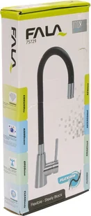 FALA BATERIA ZLEWOZMYWAKOWA FLEXIBLE STEELY BLACK - Baterie kuchenne - miniaturka - grafika 2