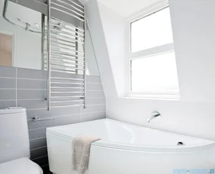 Besco Praktika 150x70cm wanna asymetryczna lewa + obudowa + syfon - Wanny - miniaturka - grafika 5