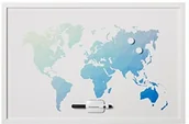 Tablice i flipcharty - Bi-Office Whiteboard Polygon mapa świata 60x40 cm MM03450660 - miniaturka - grafika 1