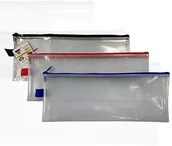 Pojemniki biurowe - ARK Ark Tuff torba 33 cm x 13 cm szkoła wodoodporna przechowywanie wytrzymały piórnik zamek portfel ... pojedynczy H-13X5IN - miniaturka - grafika 1