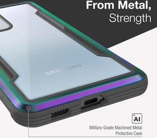 X-Doria Raptic Shield - Etui aluminiowe Samsung Galaxy S21+ (Antimicrobial protection) (Iridescent) b2btrade-19129-0 - Etui i futerały do telefonów - miniaturka - grafika 3